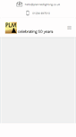 Mobile Screenshot of plannedlighting.co.uk